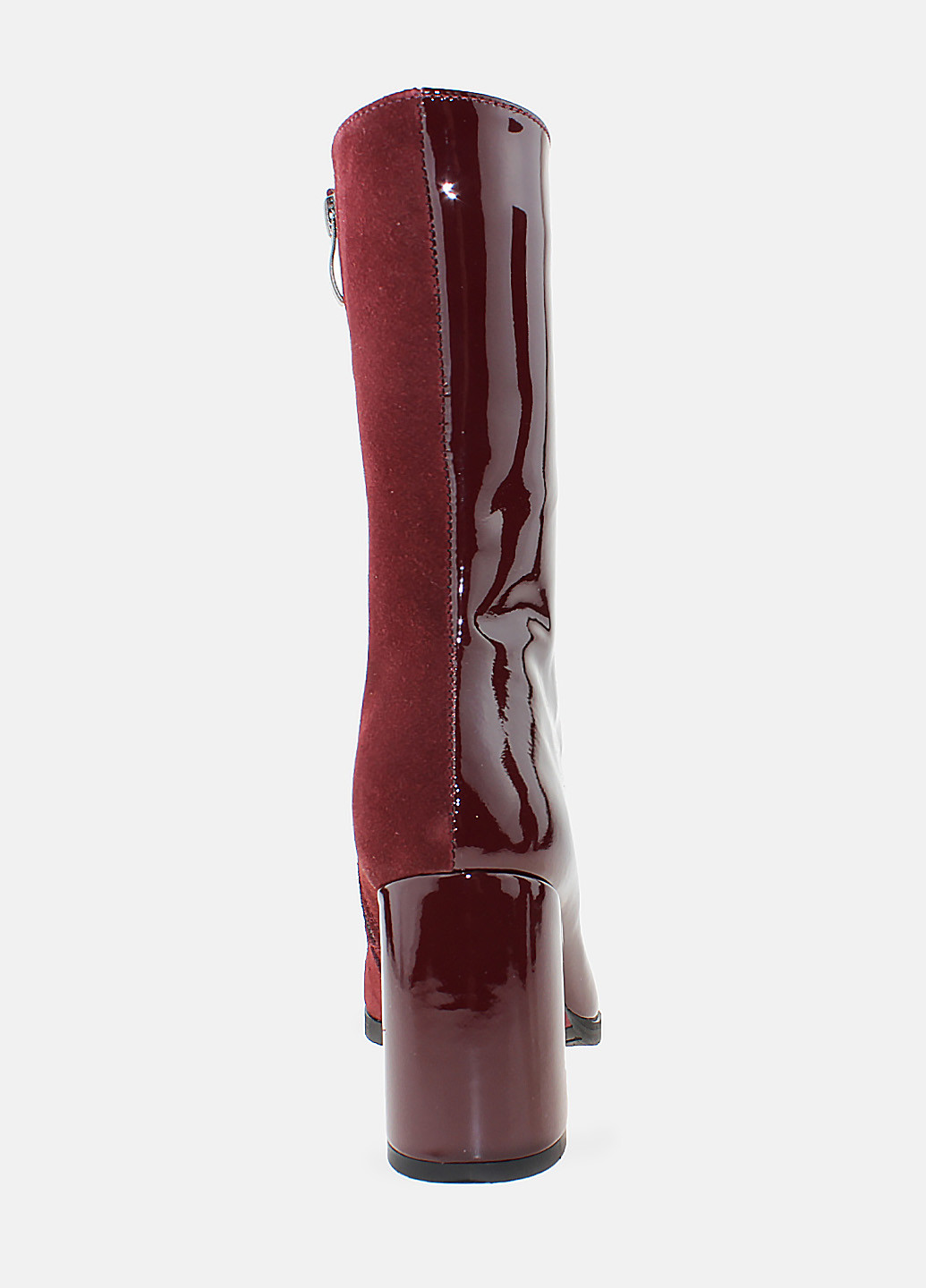 Осенние ботинки rc013b-8057-81 бордовый Crisma из натуральной замши
