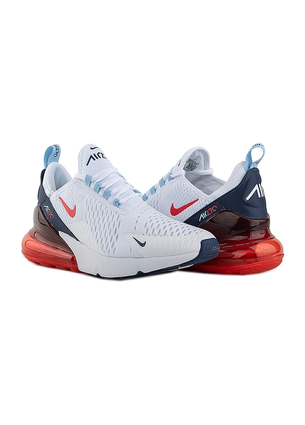 Білі кросівки air max 270 демісезон Nike