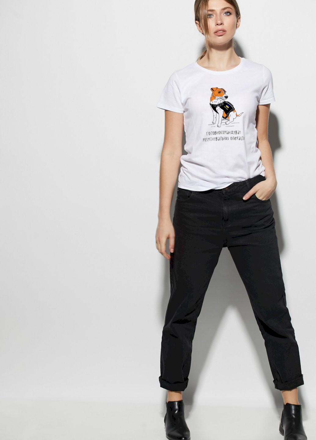 Футболка женская basic /дышащий принт/ YAPPI - (253187213)