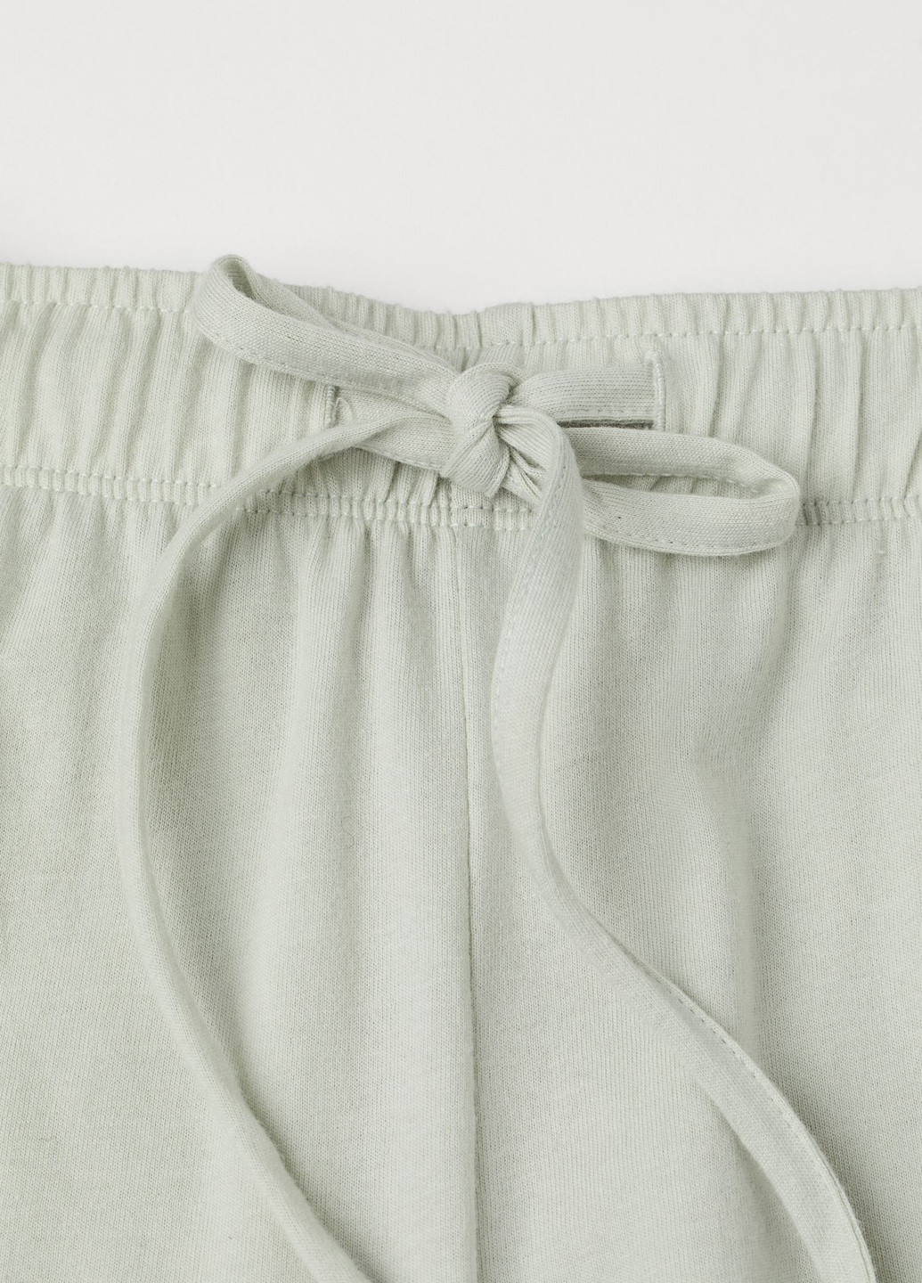 Мятные кэжуал демисезонные прямые брюки H&M