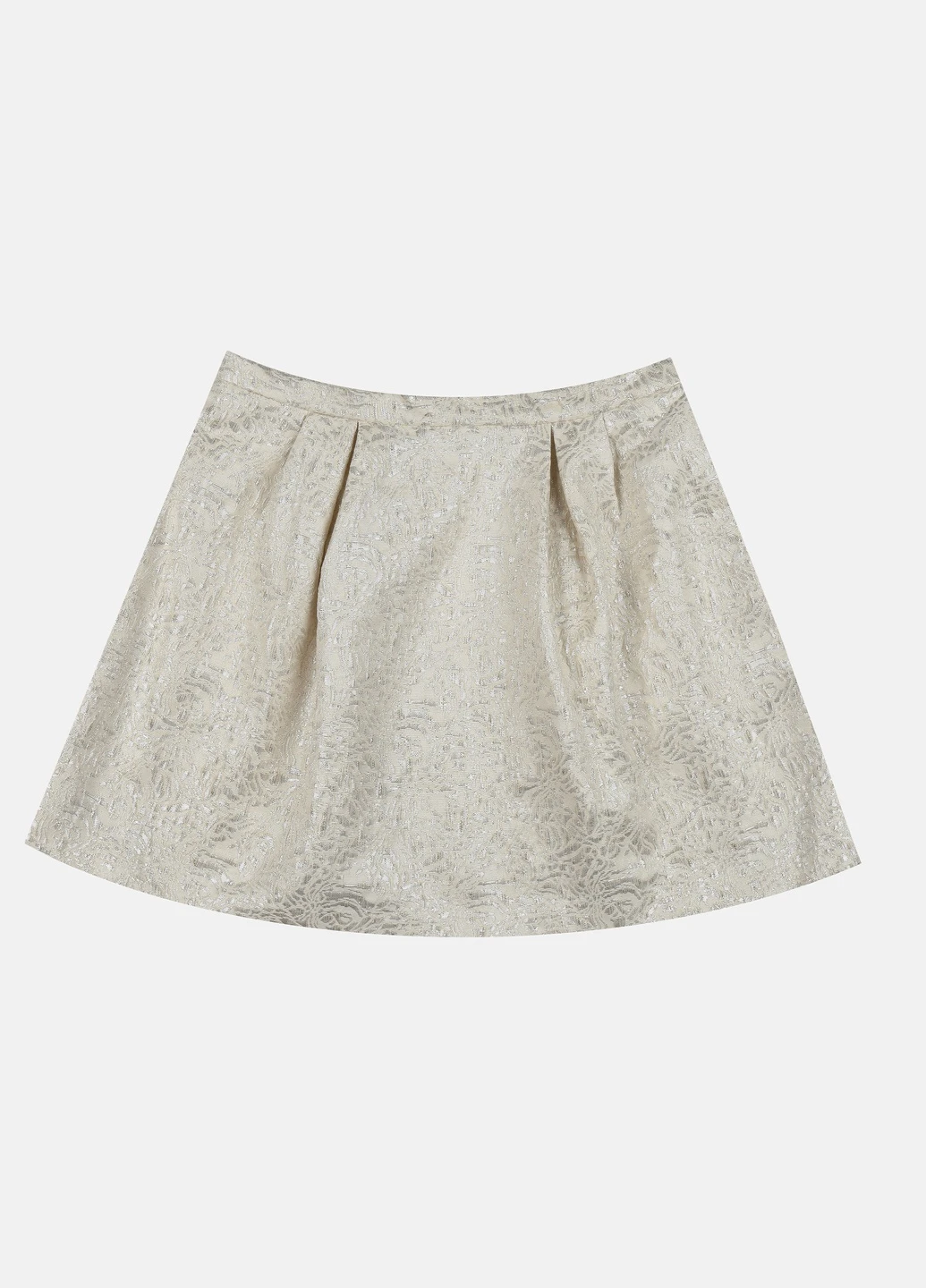 Белая кэжуал однотонная юбка H&M