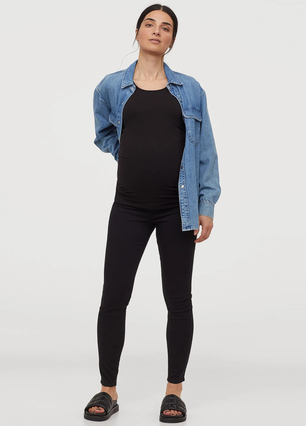 Джинси для вагітних H&M - (207006254)
