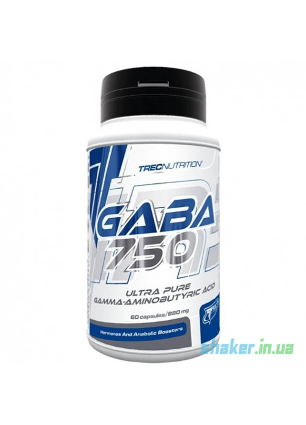 ГАМК GABA 750 мг (60 капсул) трек Нутришн гамма-аміномасляна кислота Trec Nutrition (255362860)