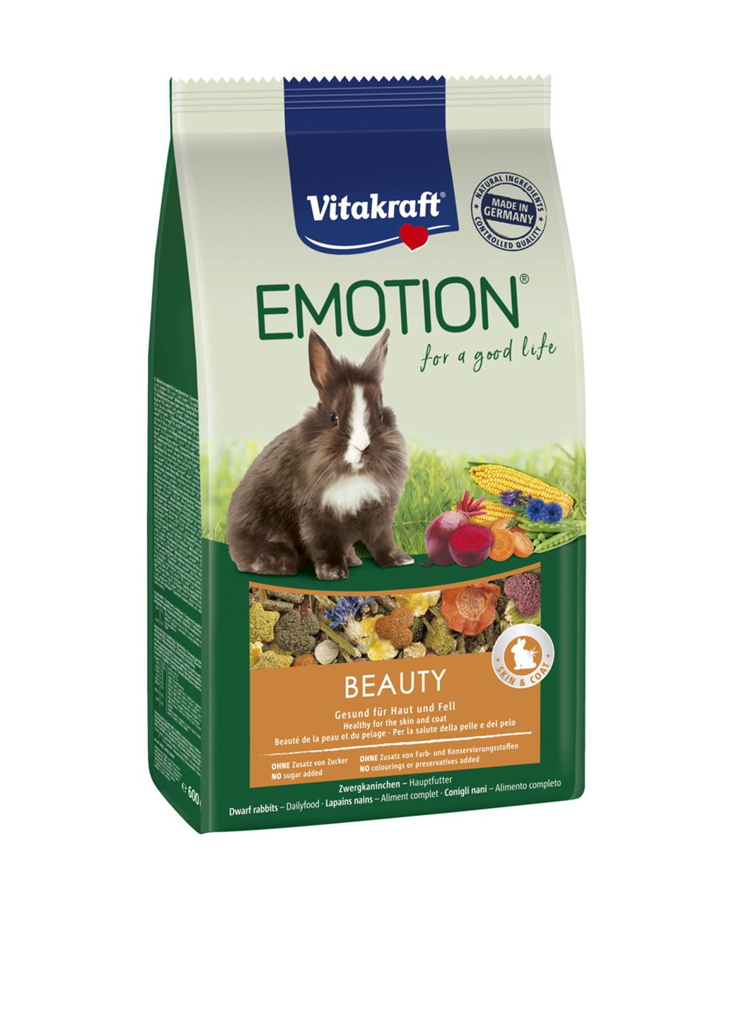 Корм Emotion Beauty, 600 г Vitakraft (251372266)