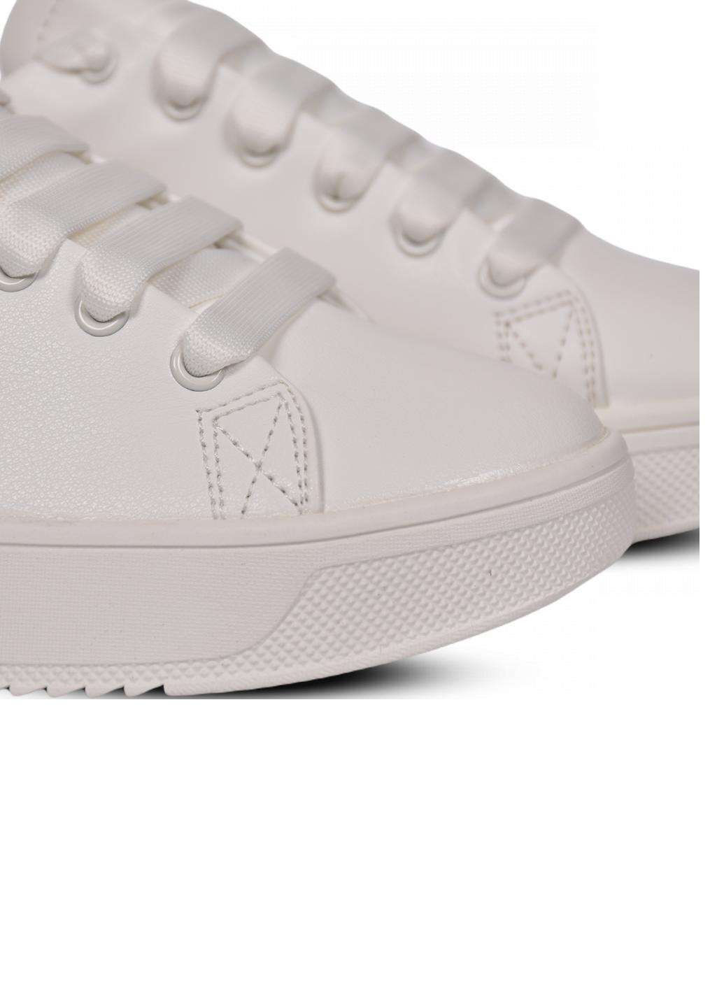 Білі осінні кроссовки женские s1062 No Brand