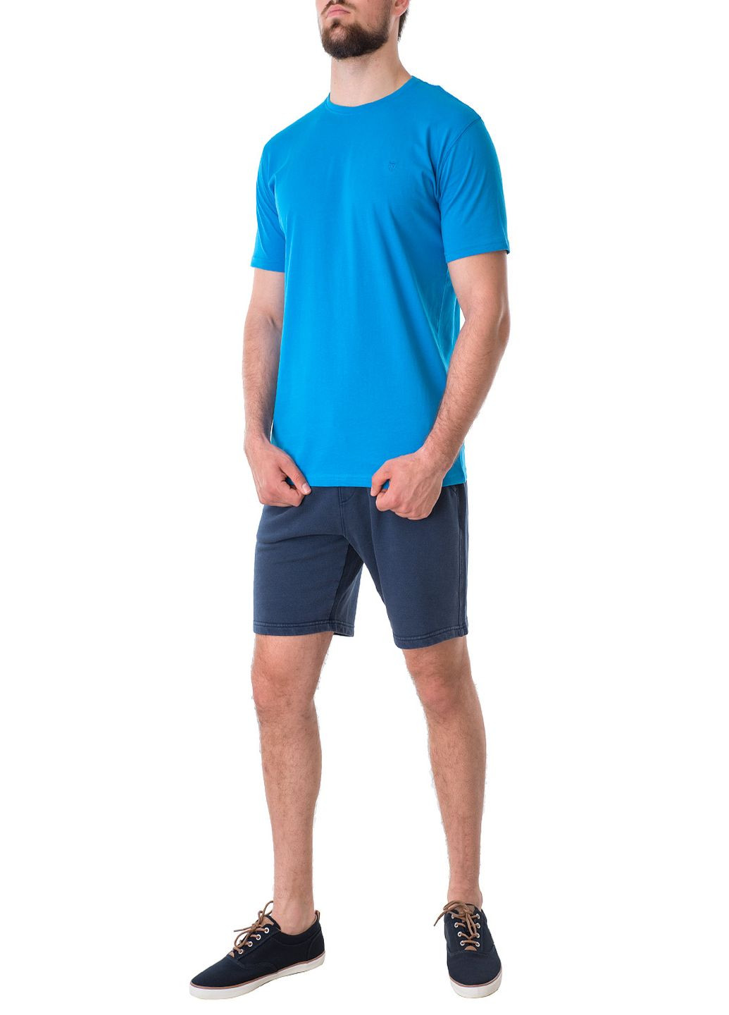 Голубая футболка Basefield