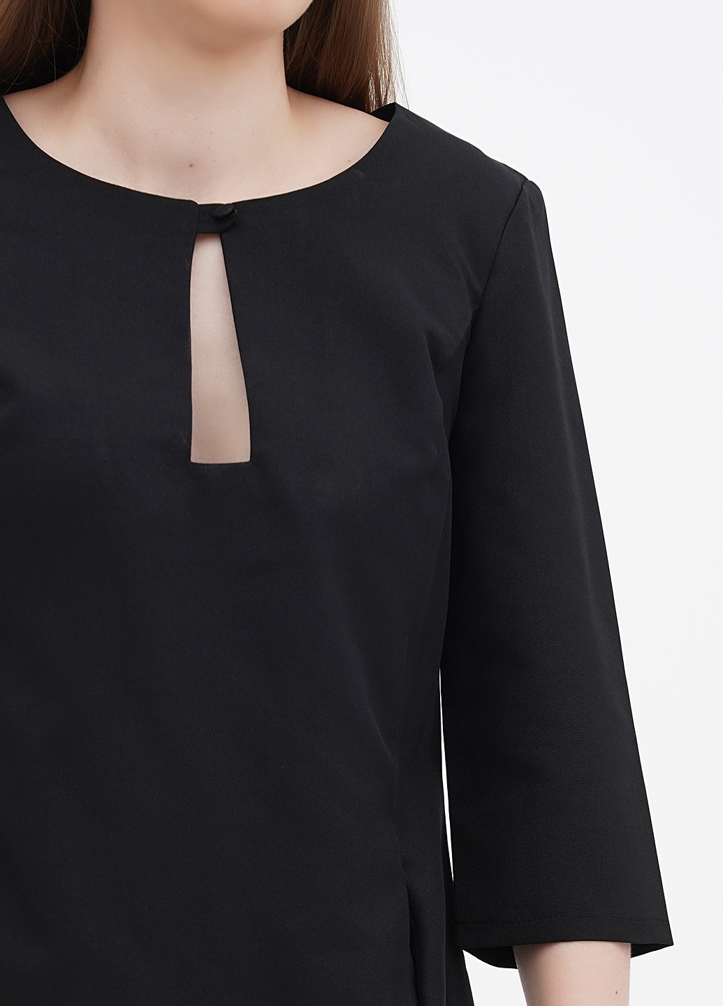 Черное кэжуал платье а-силуэт Rebecca Tatti однотонное