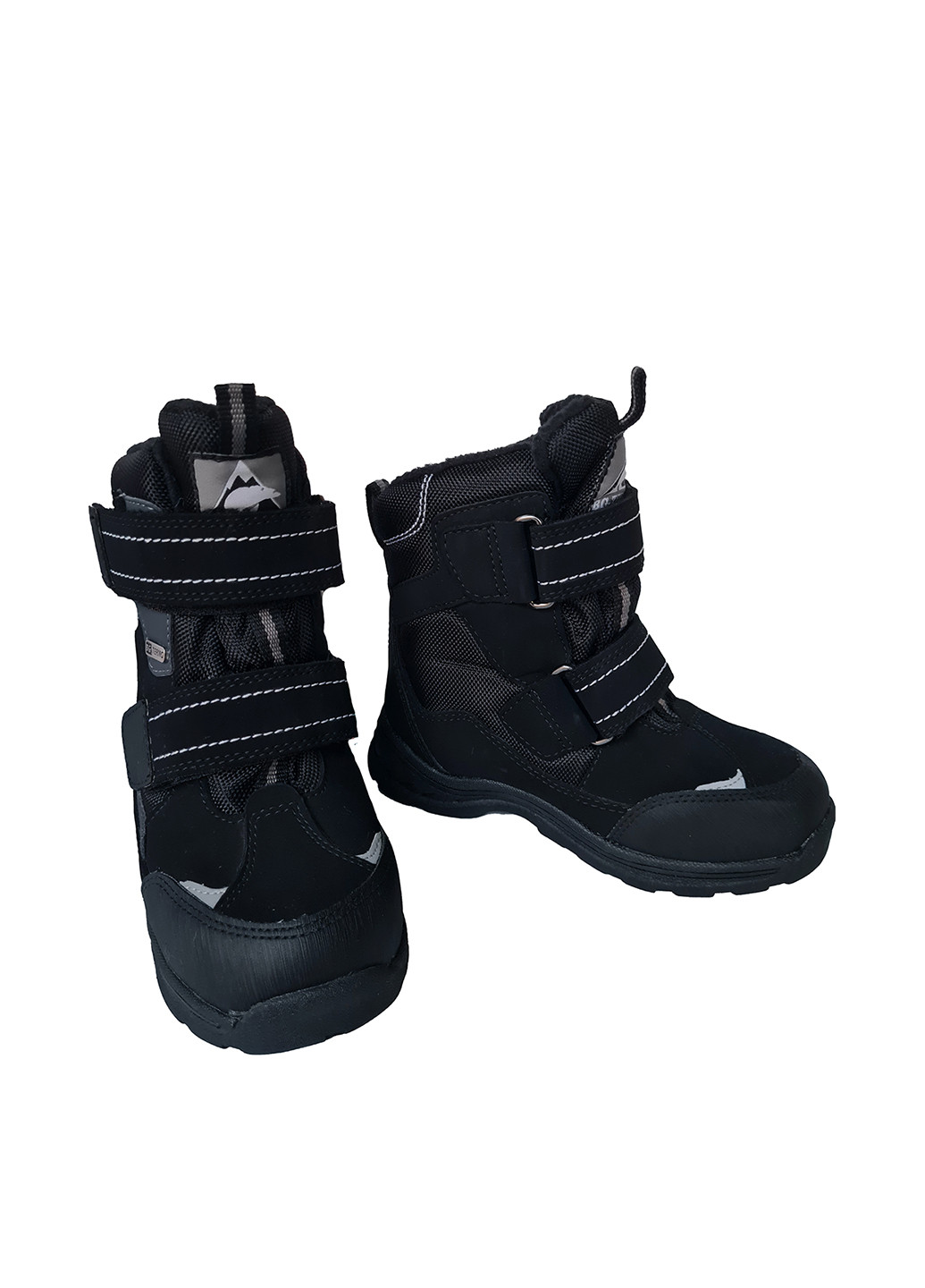 Черные кэжуал зимние ботинки B & G