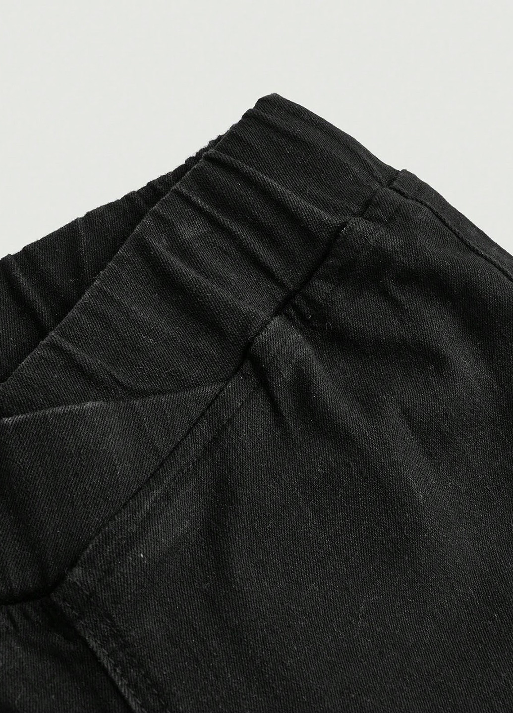 Черные демисезонные джеггинсы SHEIN