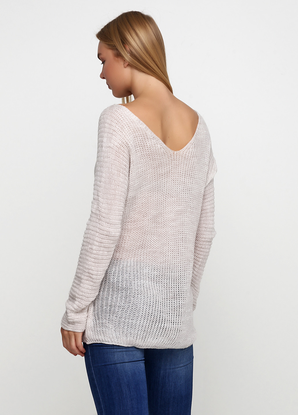 Песочный демисезонный пуловер пуловер Divinka