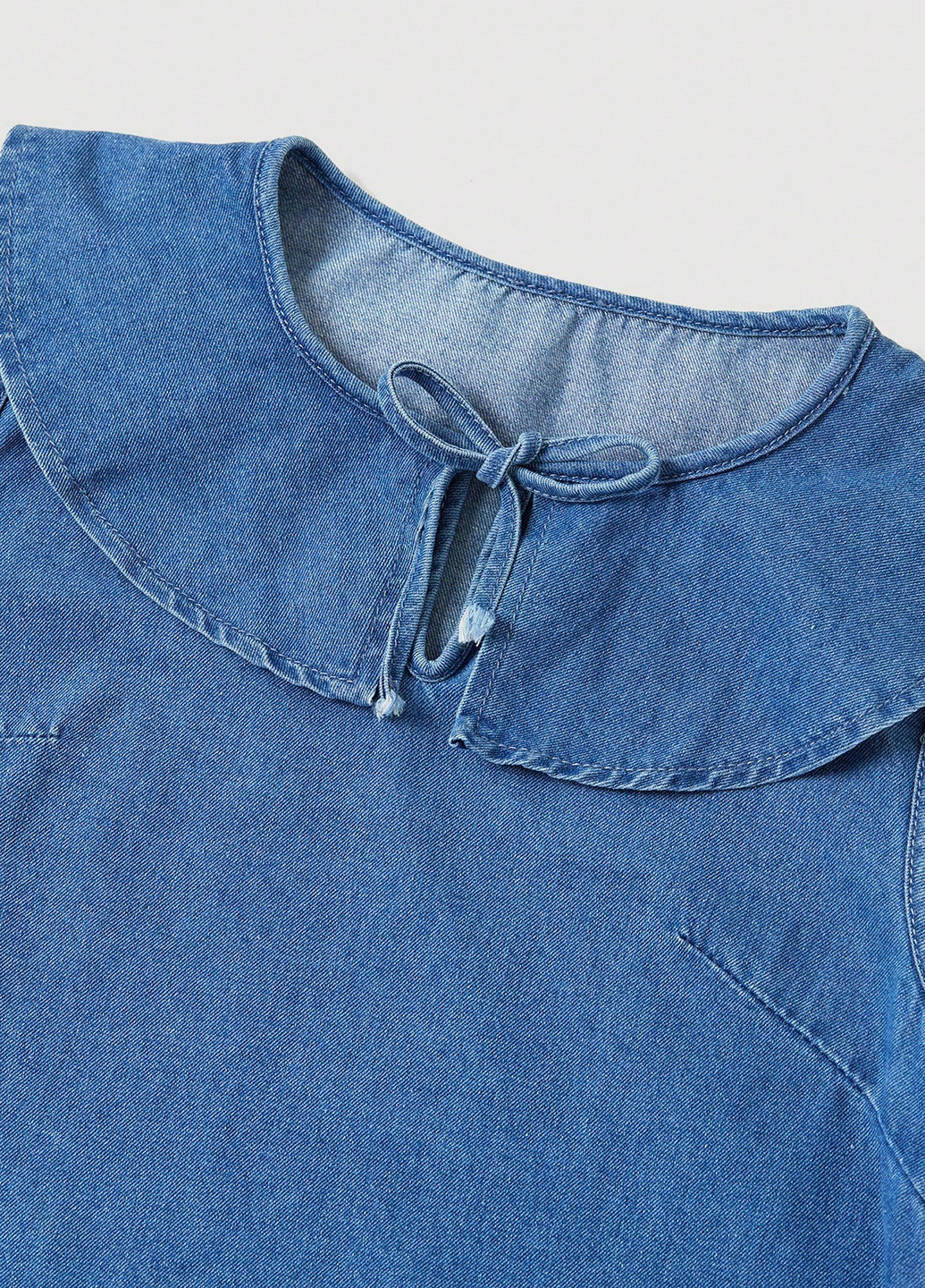 Синя джинсова сукня а-силует SHEIN однотонна