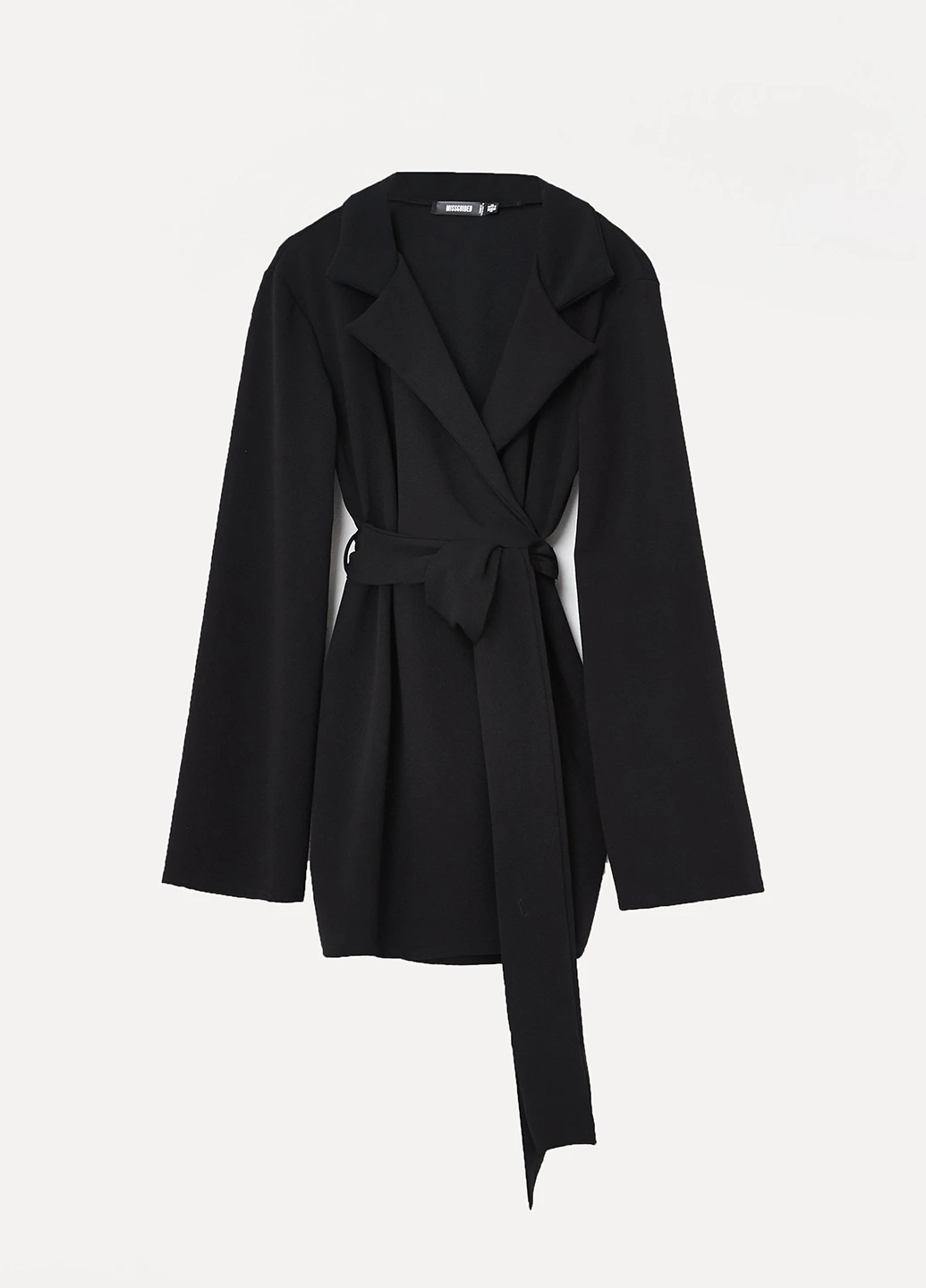 Черное кэжуал платье платье-жакет Missguided однотонное