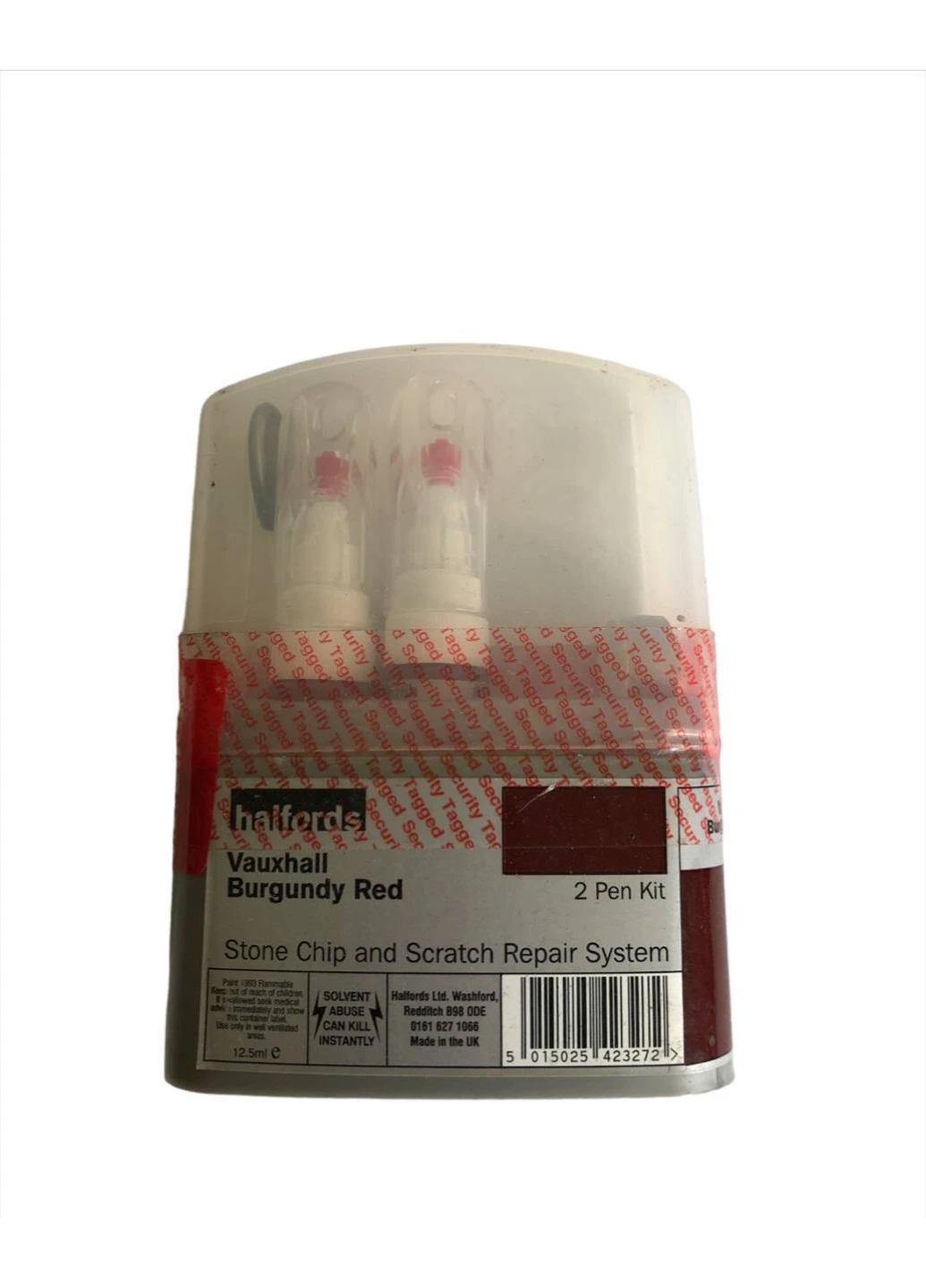 Ремкомплект для ремонту подряпин та сколів Vauxhall Burgundy Red 2 шт. 12.5 мл Halfords (254913954)