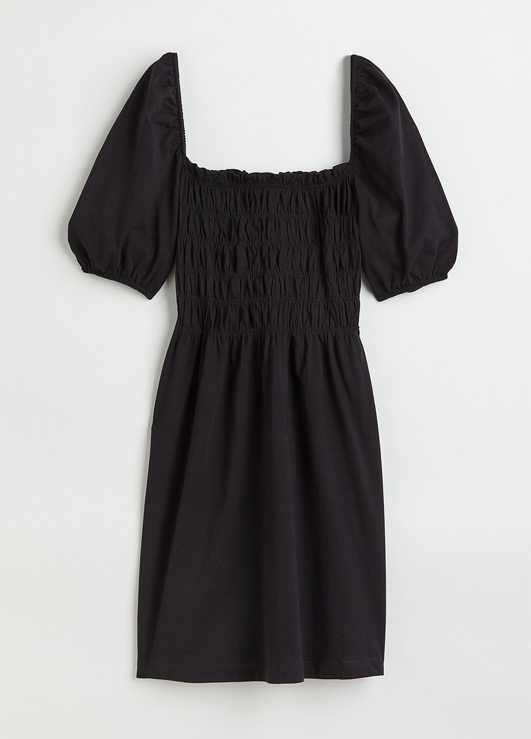 Чорна кежуал сукня H&M однотонна