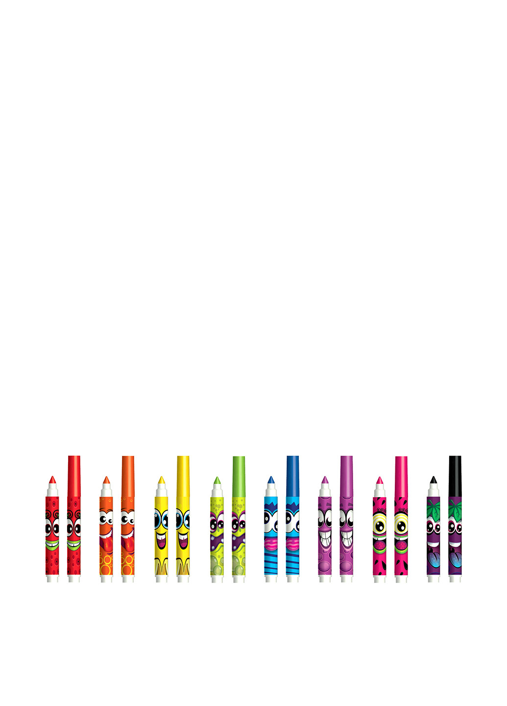 Набір ароматних маркерів для малювання - ПЛАВНА ЛІНІЯ (8 кольорів) Scentos (31230850)