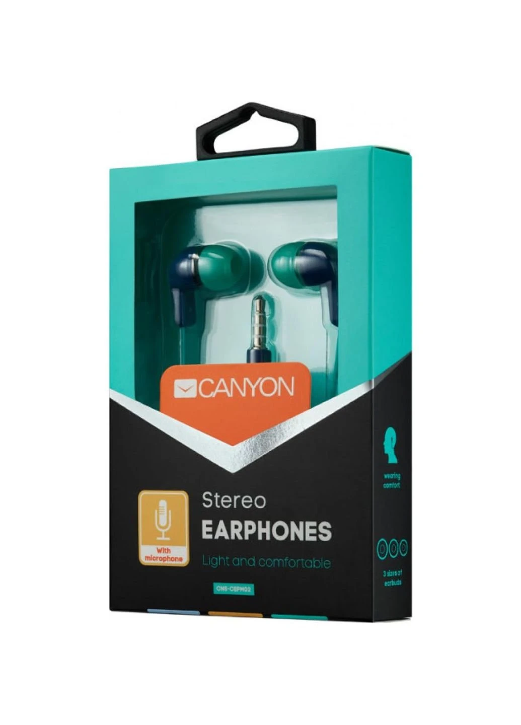 Наушники (CNS-CEPM02GBL) Canyon Blue-Green (253546386)