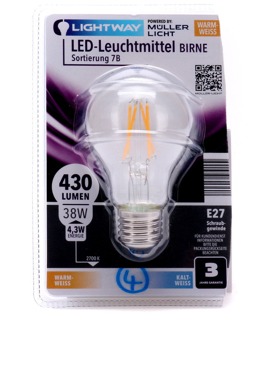 Led лампочка, Е27 Aldi (110655368)