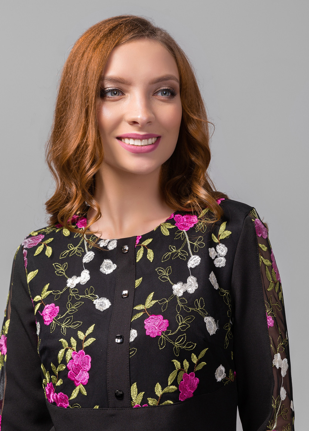 Черное кэжуал платье Azuri фактурное