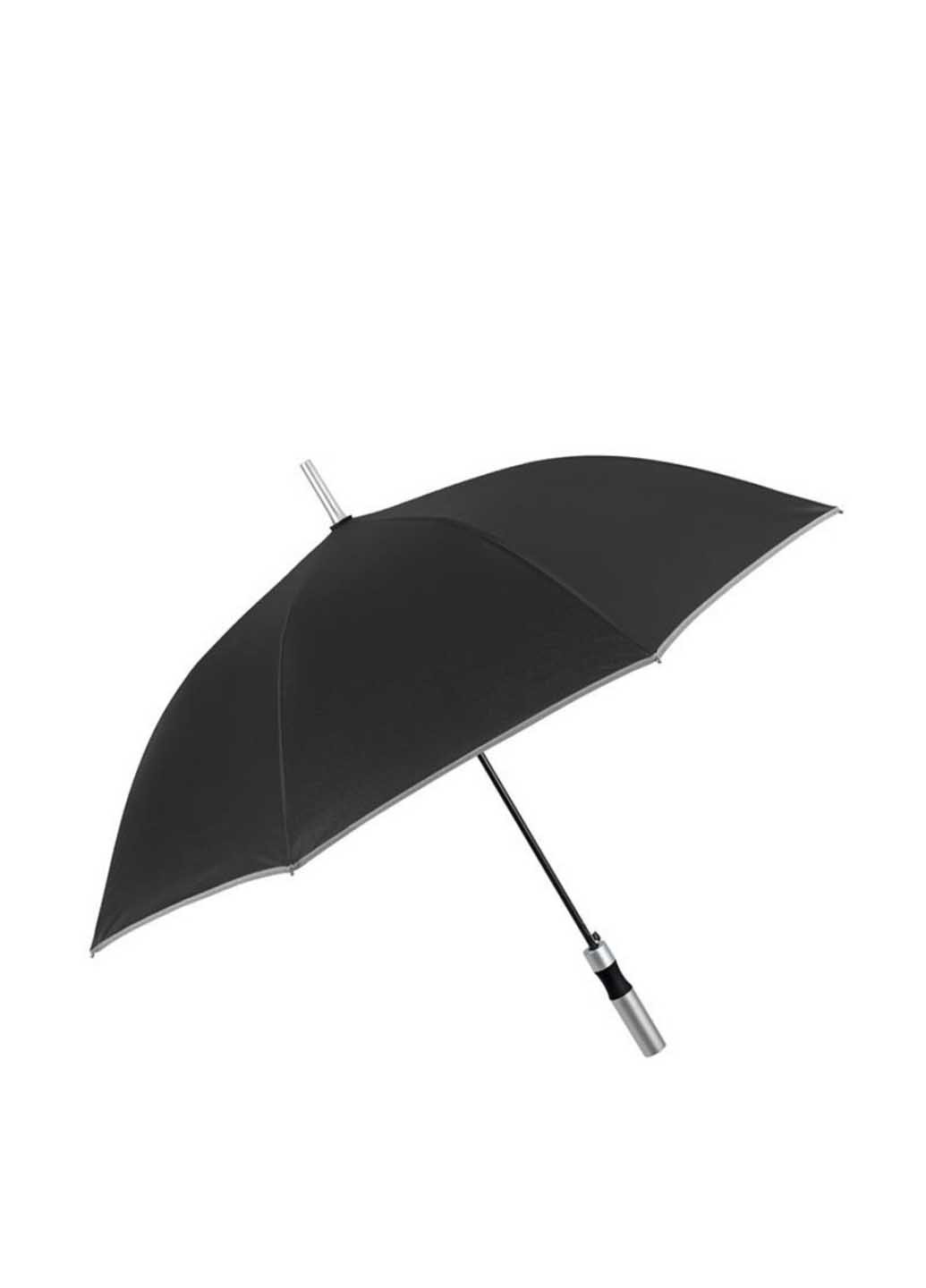 Чорна} парасолька Perletti велика система антивітер (363640822)