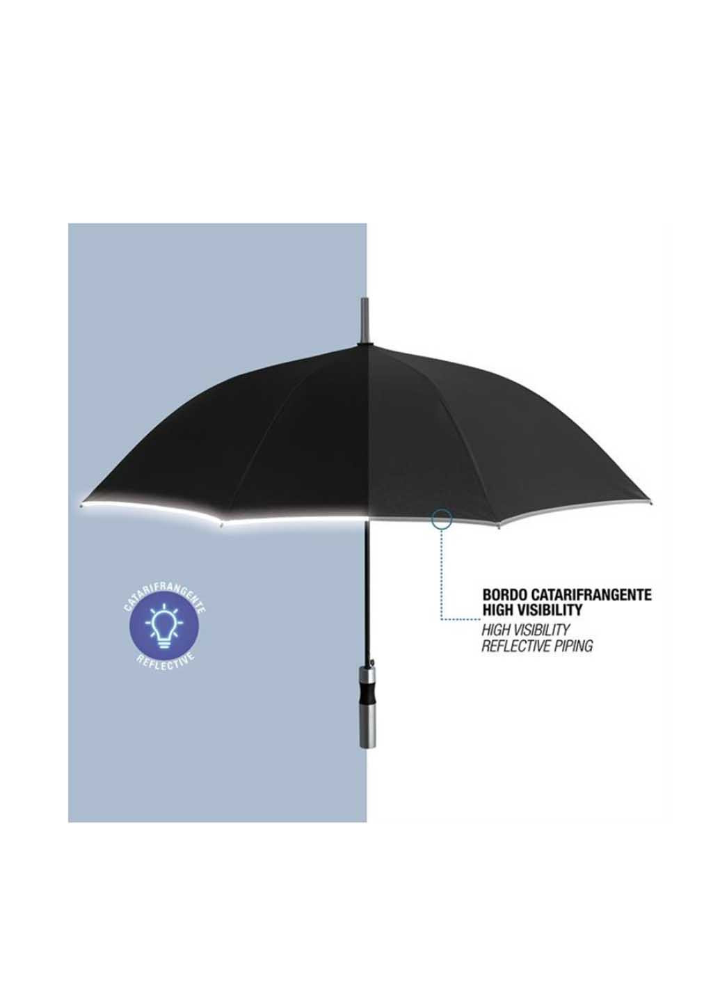 Чорна} парасолька Perletti велика система антивітер (363640822)