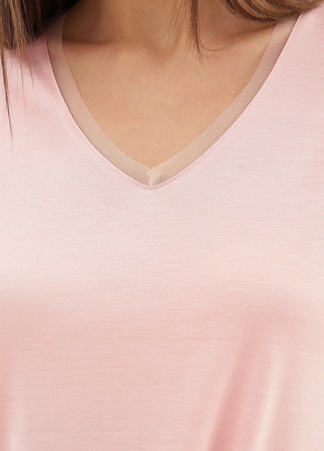Темно-розовая летняя футболка MSM