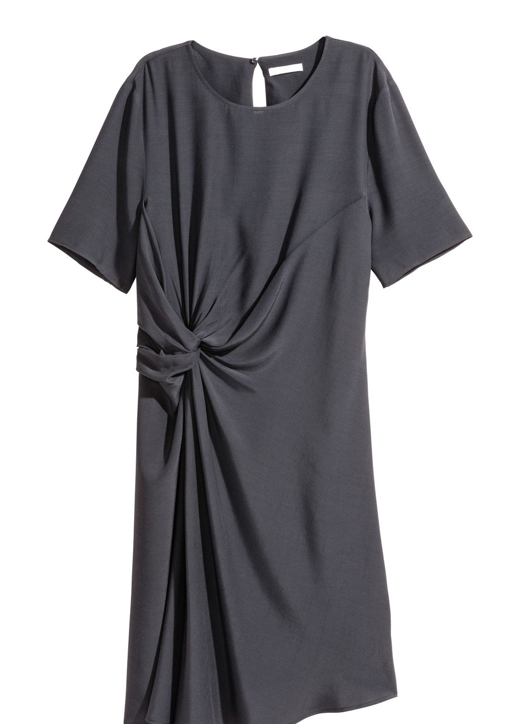 Темно-сіра кежуал сукня H&M однотонна