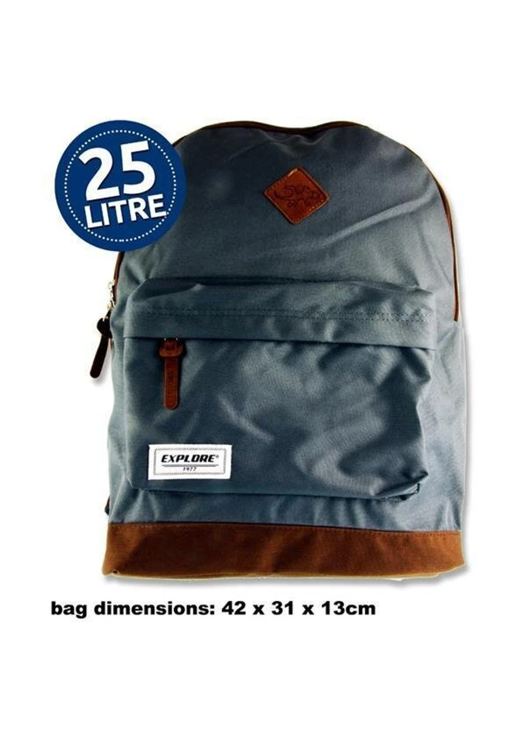 Рюкзак Explore Backpack - 25 Litre - Bac Pac Grey & Tan, 42 см (14245) Premier (255254822)