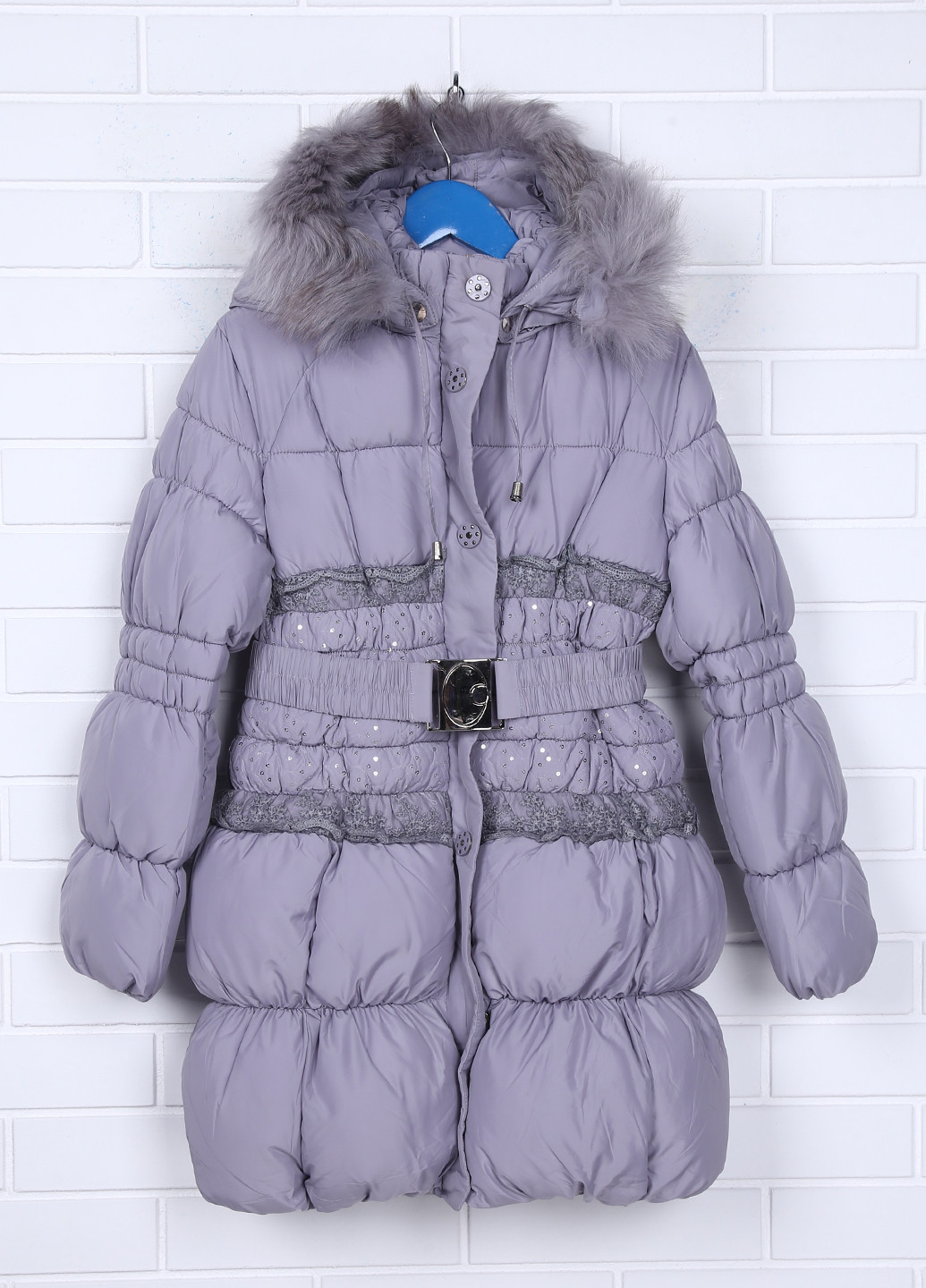 Бледно-фиолетовая зимняя пальто Ohccmith