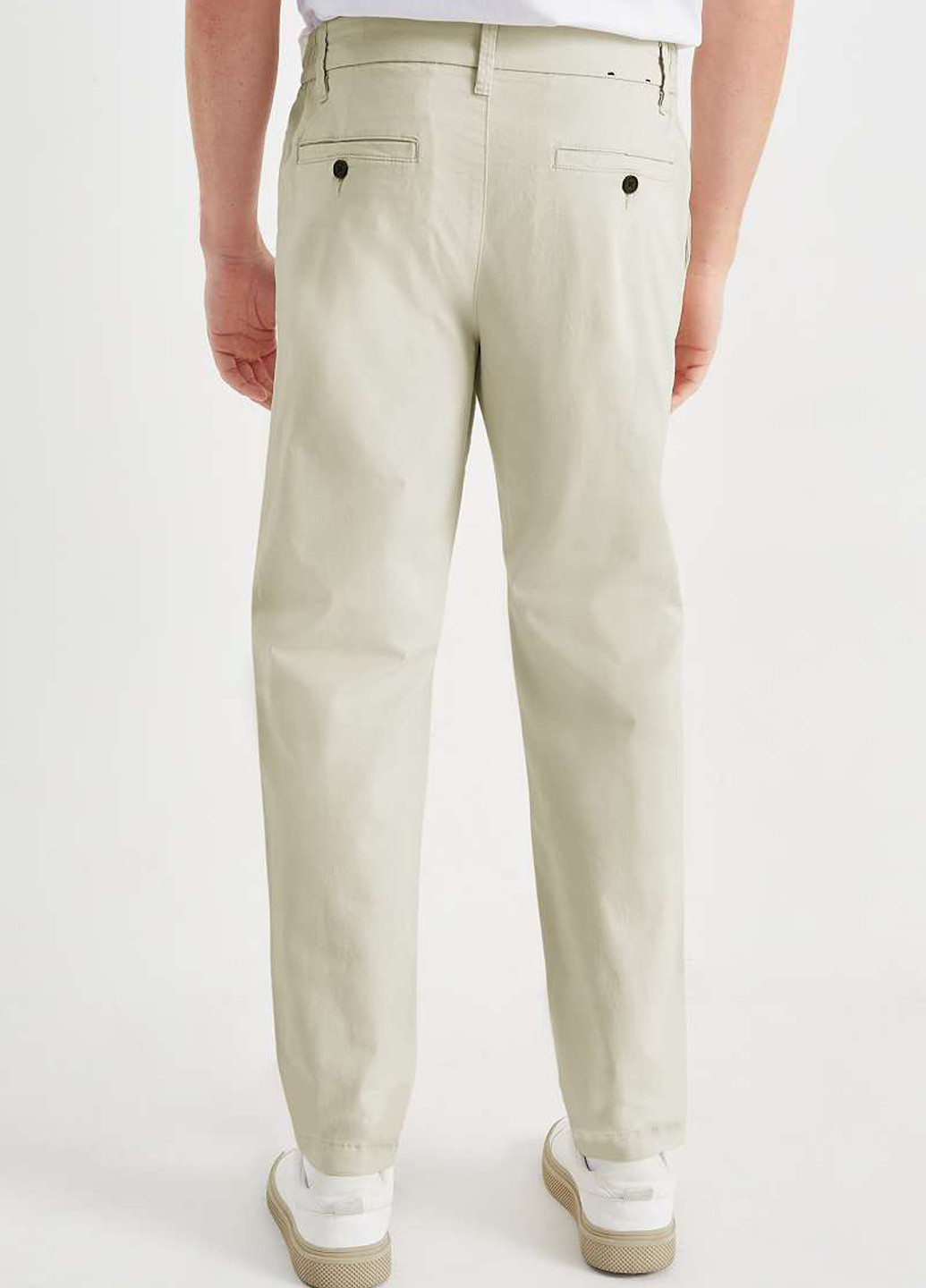 Светло-бежевые кэжуал демисезонные чиносы брюки C&A