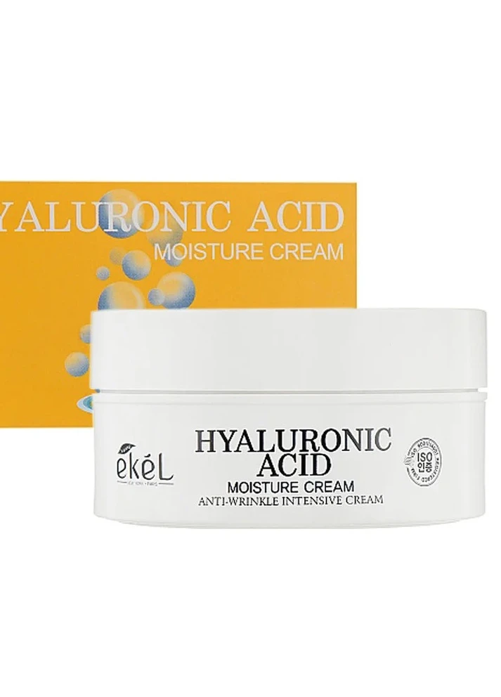 Ekel Зволожуючий крем для обличчя з гіалуроновою кислотою Moisture Cream Hyaluronic Acid, 100 г — Крем, Південна Корея (251976231)