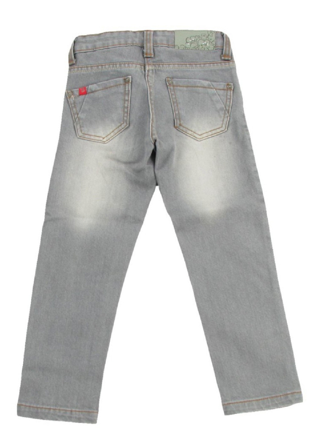 Серые кэжуал демисезонные со средней талией брюки Wojcik