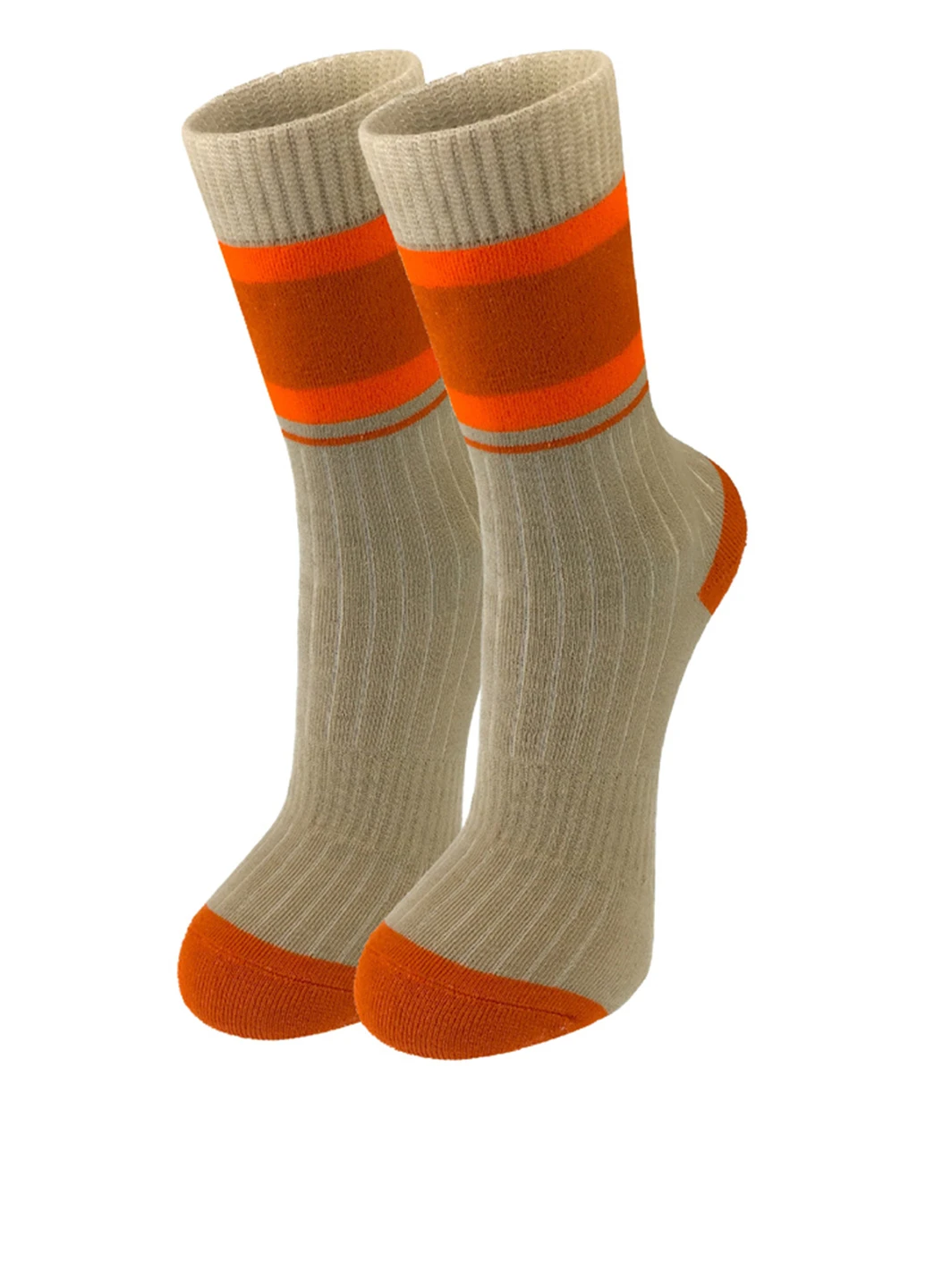 Бежевые носки Mo-Ko-Ko Socks полоска (74794030)