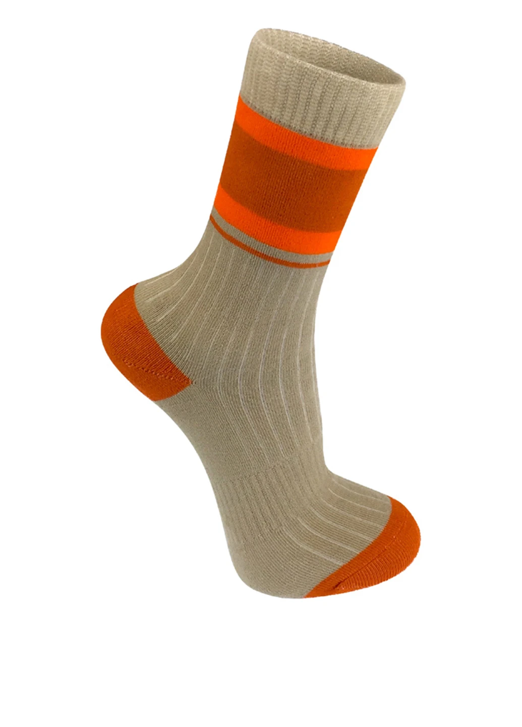 Бежевые носки Mo-Ko-Ko Socks полоска (74794030)