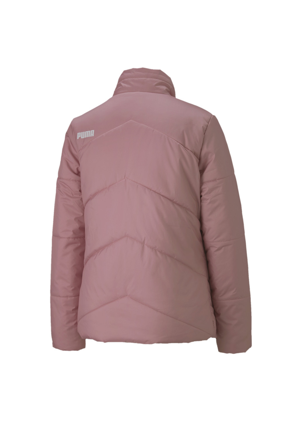 Рожева демісезонна куртка ess padded jacket Puma