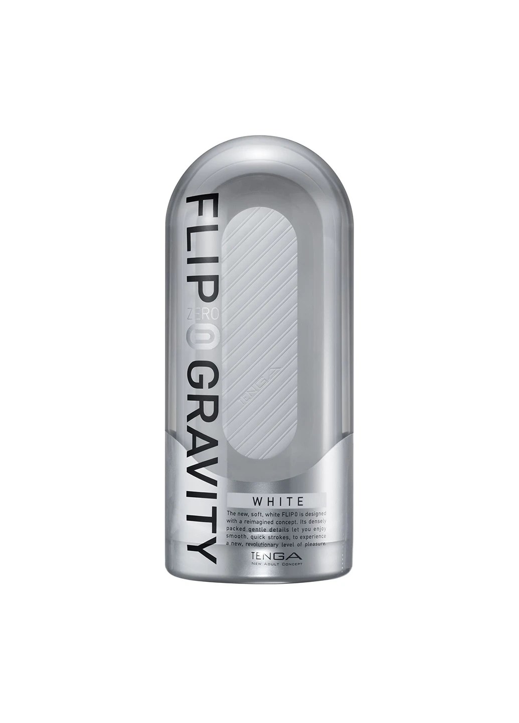 Мастурбатор Flip Zero GRAVITY White, змінна інтенсивність стимуляції, розкладний Tenga (254151486)