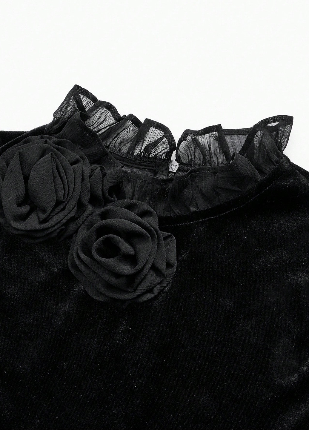 Чёрная блуза SHEIN