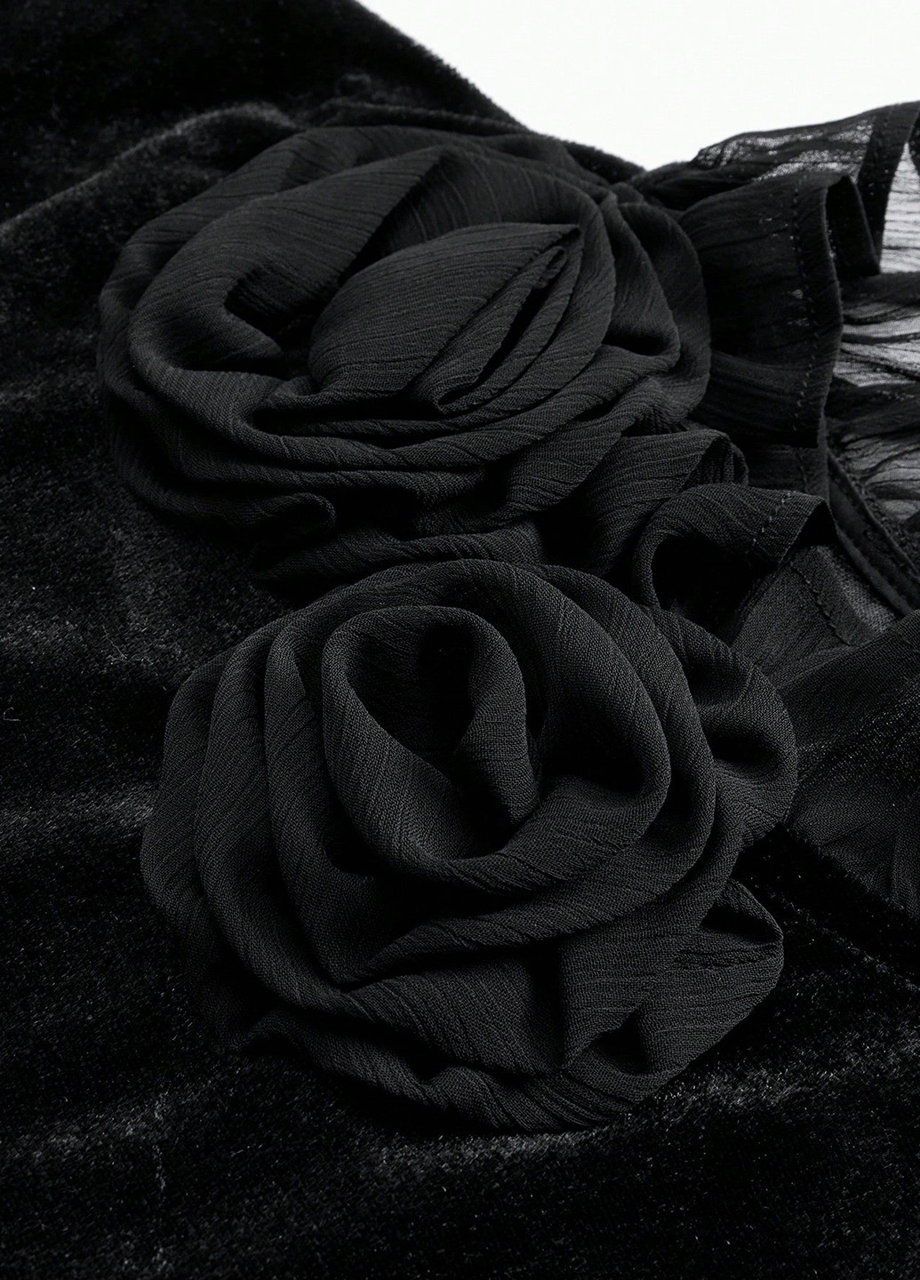 Чёрная блуза SHEIN