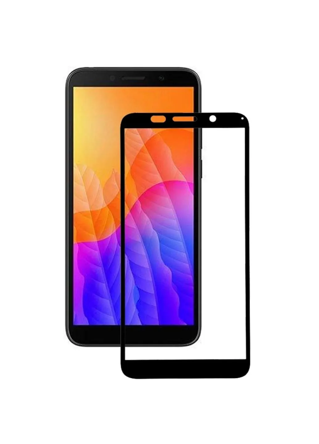 Стекло защитное Huawei Y5p Black (705035) BeCover (249598640)