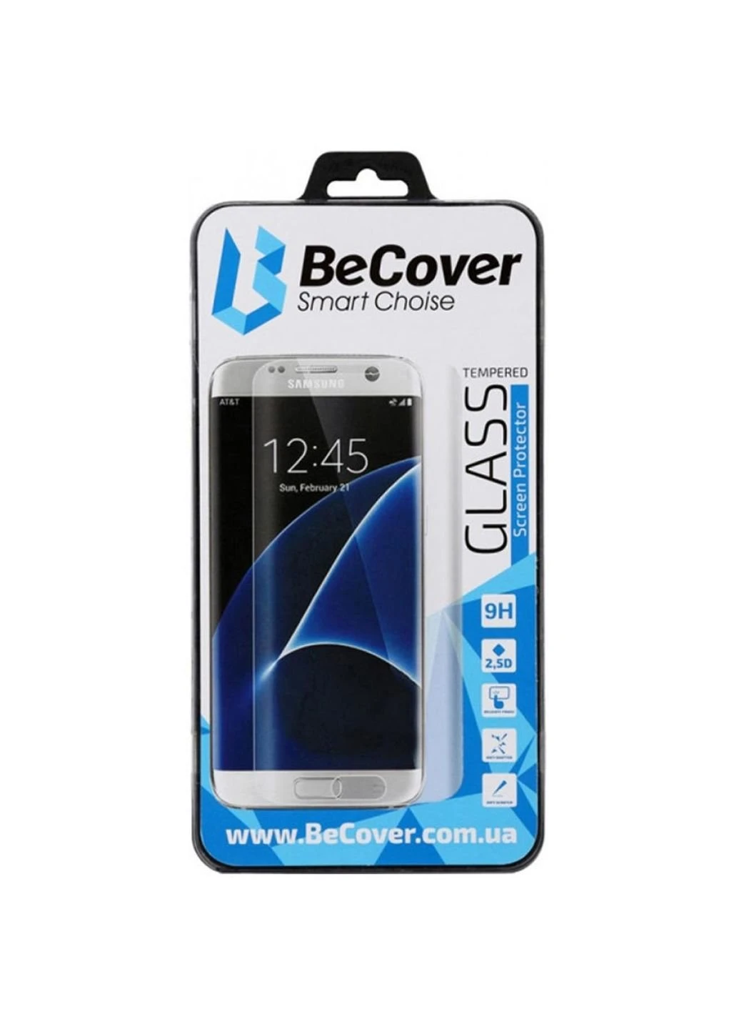 Стекло защитное Huawei Y5p Black (705035) BeCover (249598640)