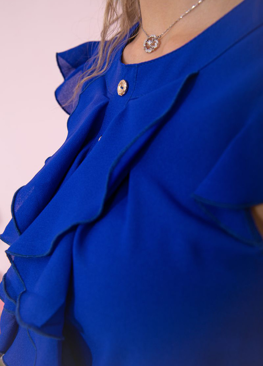 Синяя летняя блуза Ager