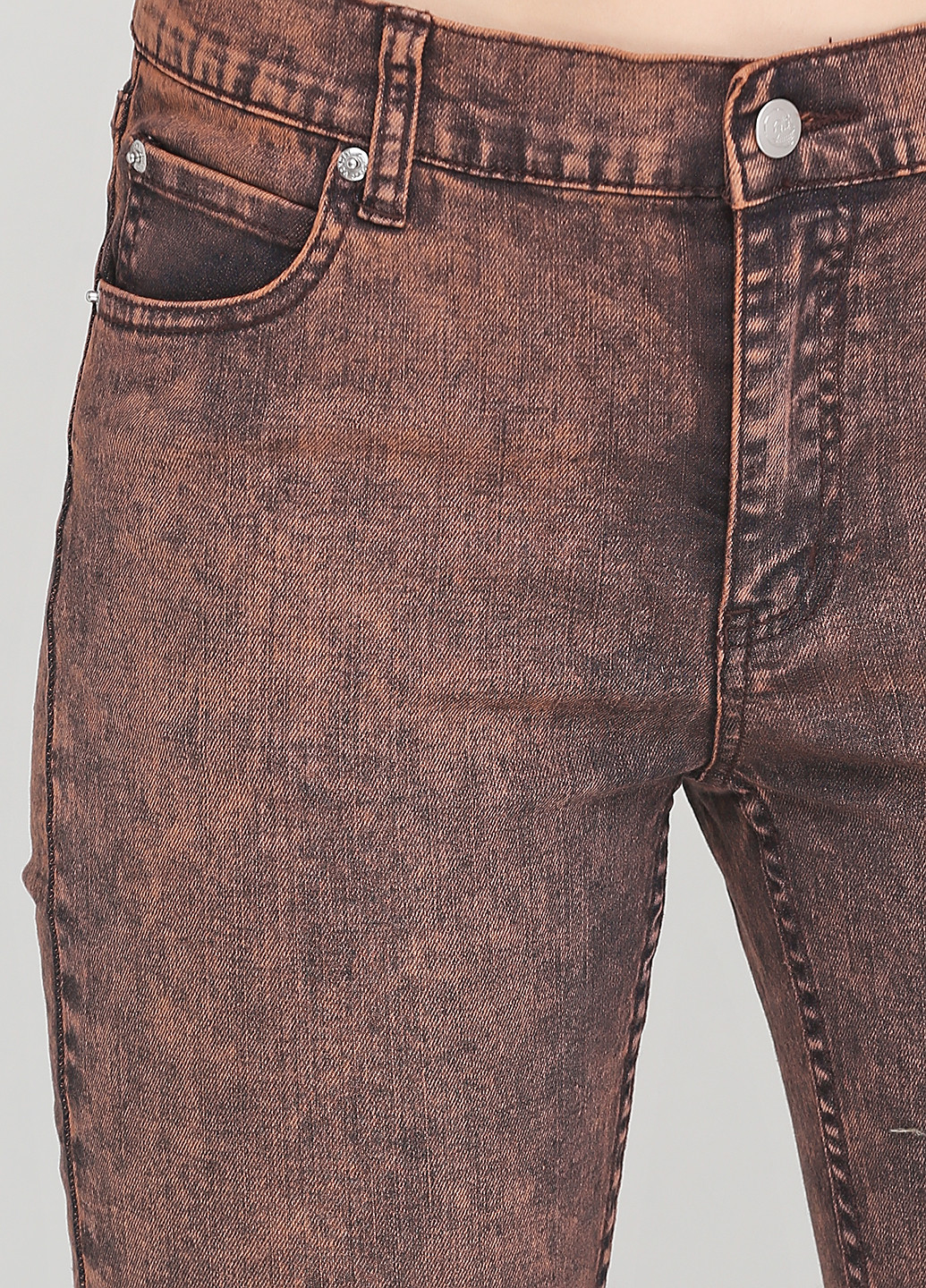 Розово-коричневые демисезонные прямые джинсы Cheap Monday
