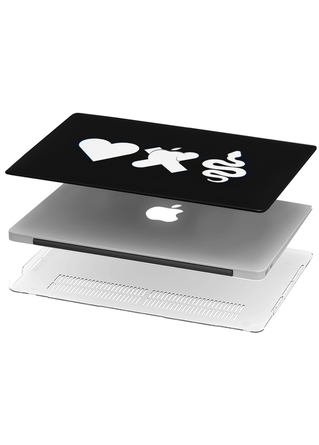 Чохол пластиковий для Apple MacBook Pro 13 A1278 Кохання. Смерть. Роботи (6347-2436) MobiPrint (218858207)