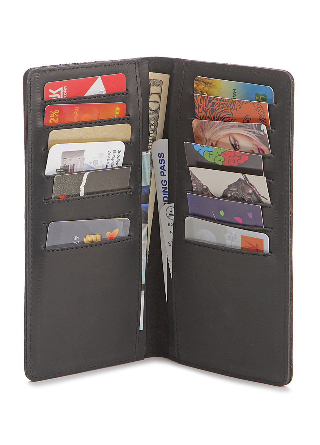 Мужской кожаный кошелек 8,5х17,5 см Shvigel (229460194)