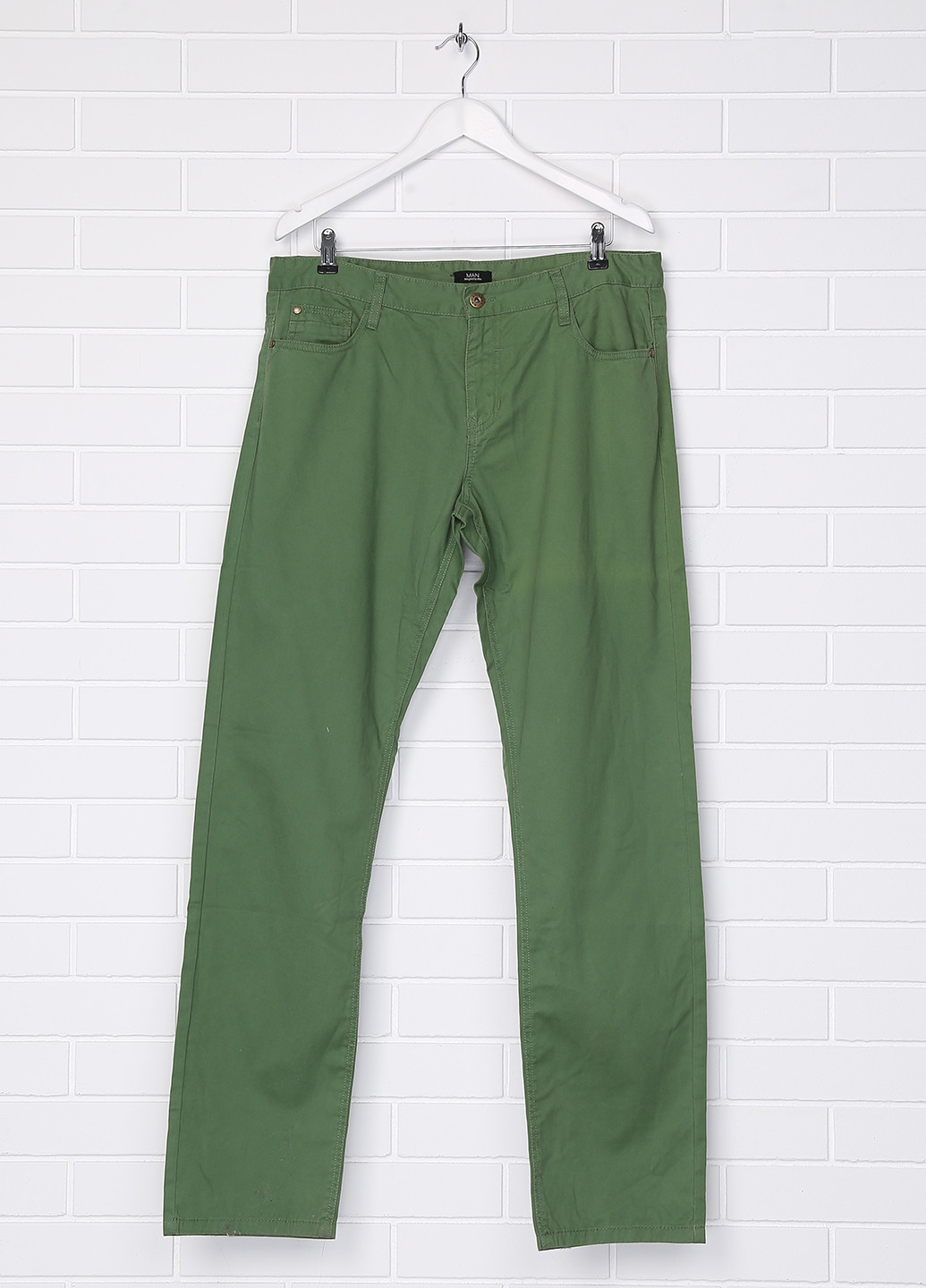Зеленые кэжуал демисезонные прямые брюки Ellos