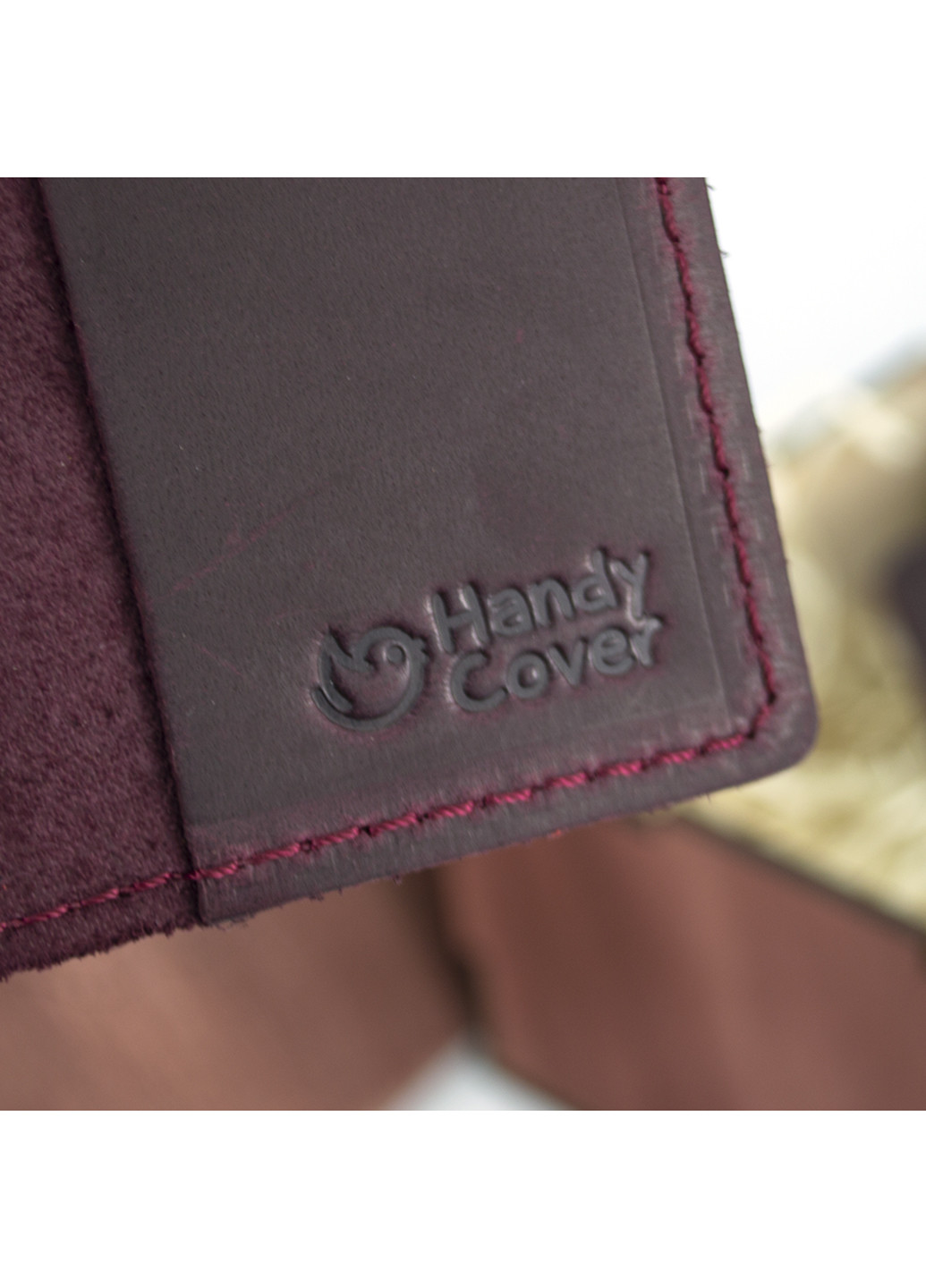 Женский подарочный набор в коробке №46 бордовый (ключница, обложка на документы и паспорт) HandyCover (227723566)