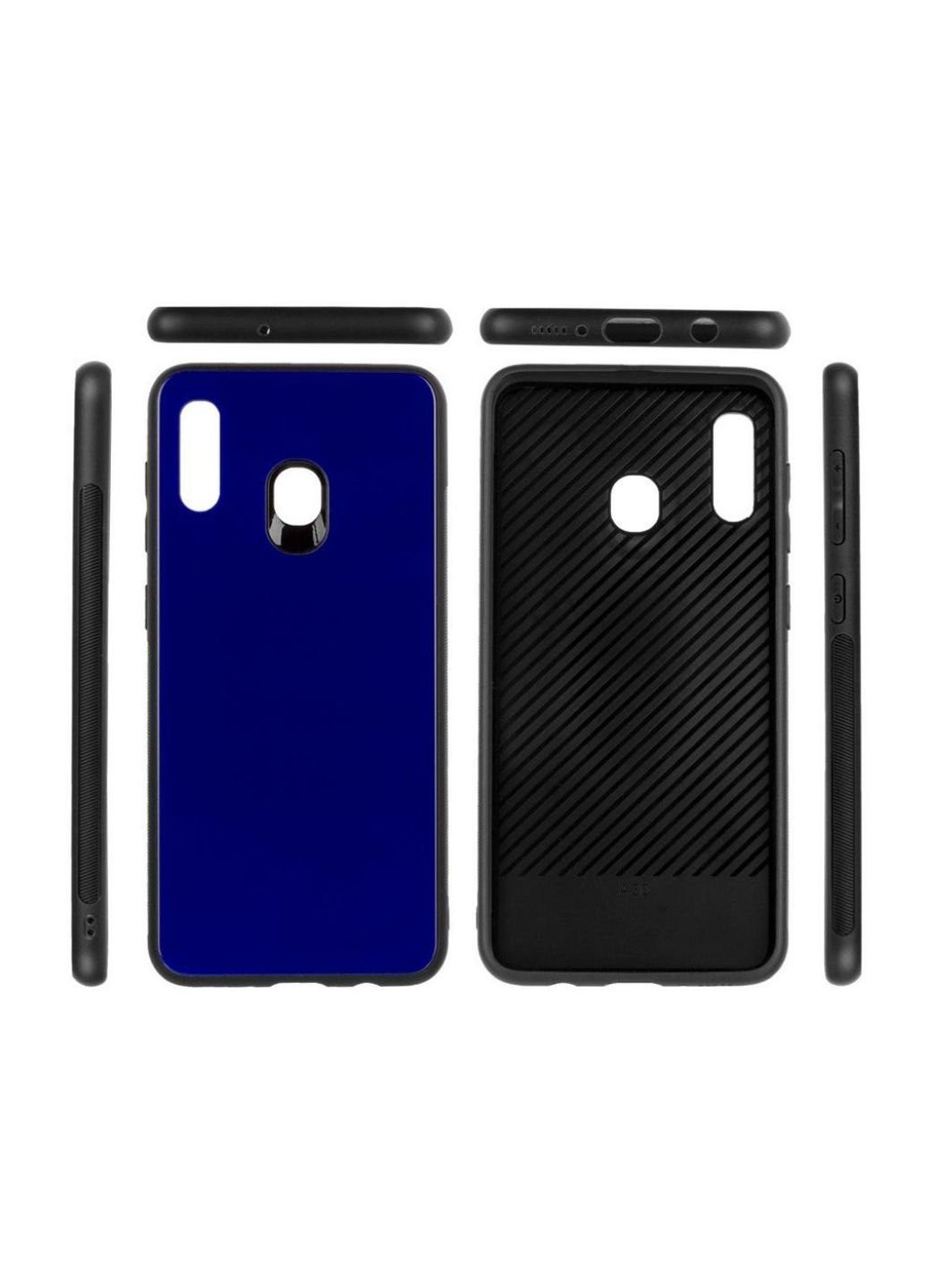 Чехол для мобильного телефона (смартфона) Glass-Case Samsung Galaxy A30 blue (CW-CGCSGA305-BU) Colorway (201132946)