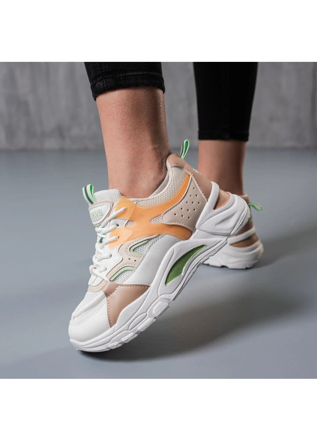 Кросівки жіночі Jasper 3791 36 23 см Білий Fashion білі демісезони (254442052)