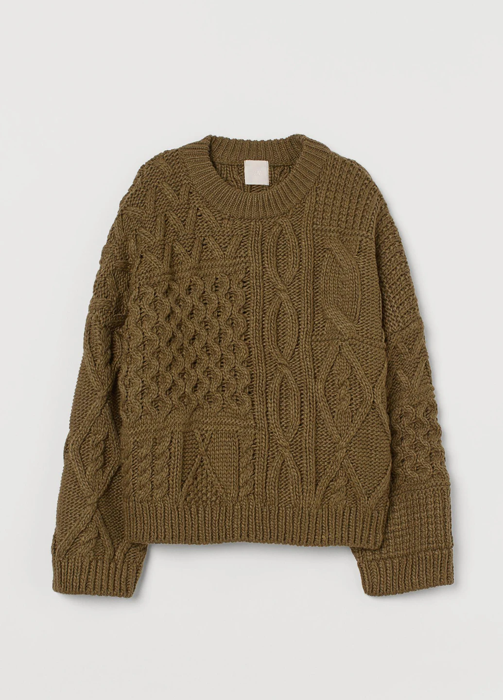 Оливковый (хаки) демисезонный джемпер джемпер H&M