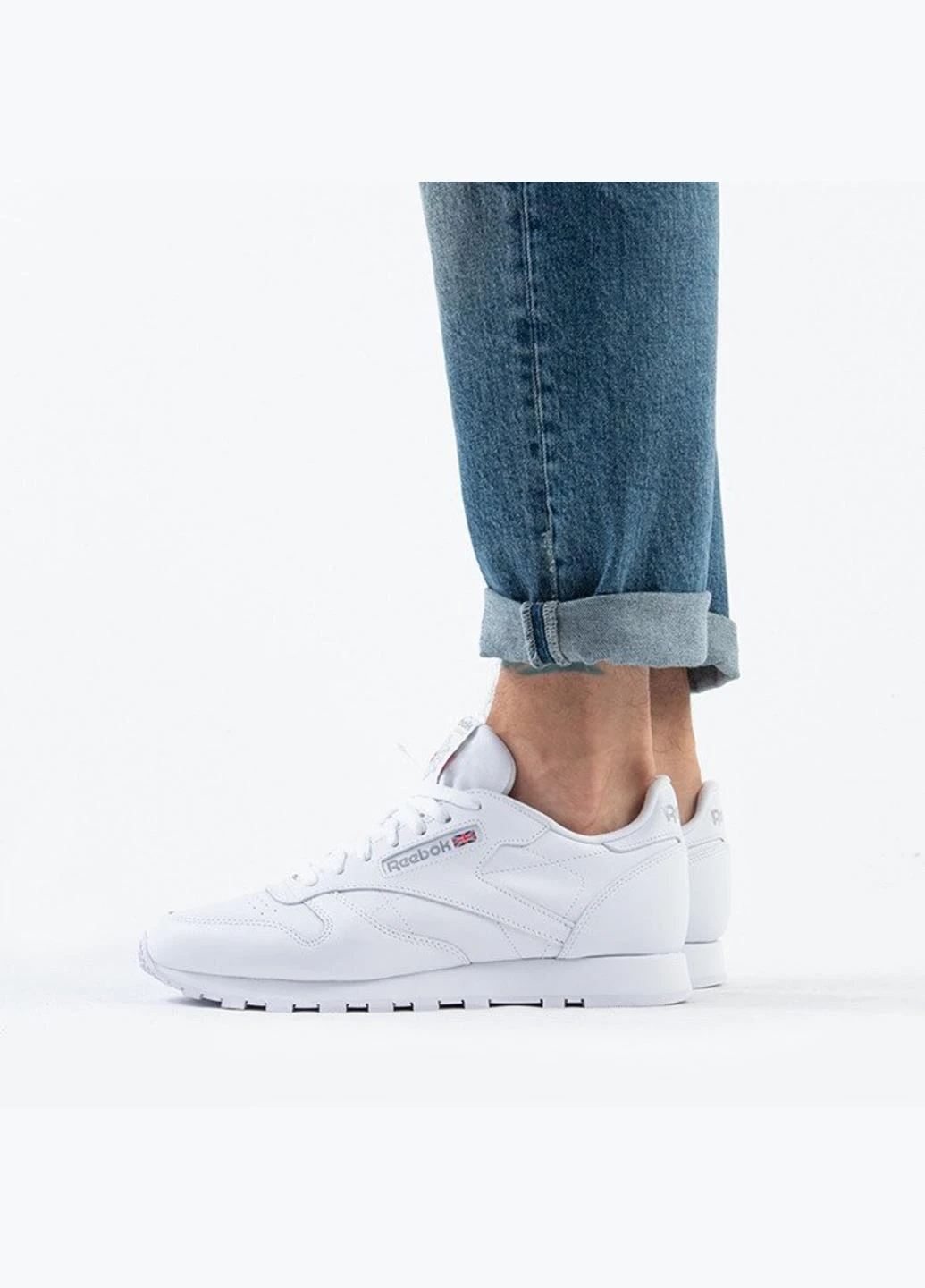 Білі кросівки fv7459 демісезон Reebok Classic Leather