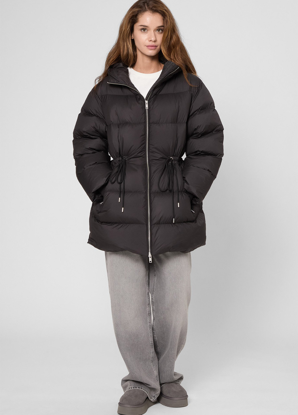 Черный зимний Пуховик PRPY
